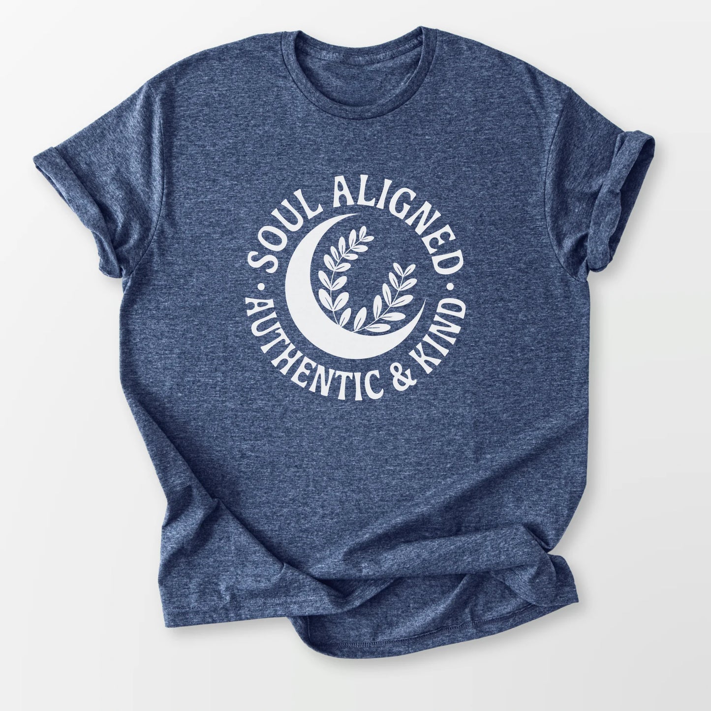 Soul Aligned Tee Heather Navy T-Shirt