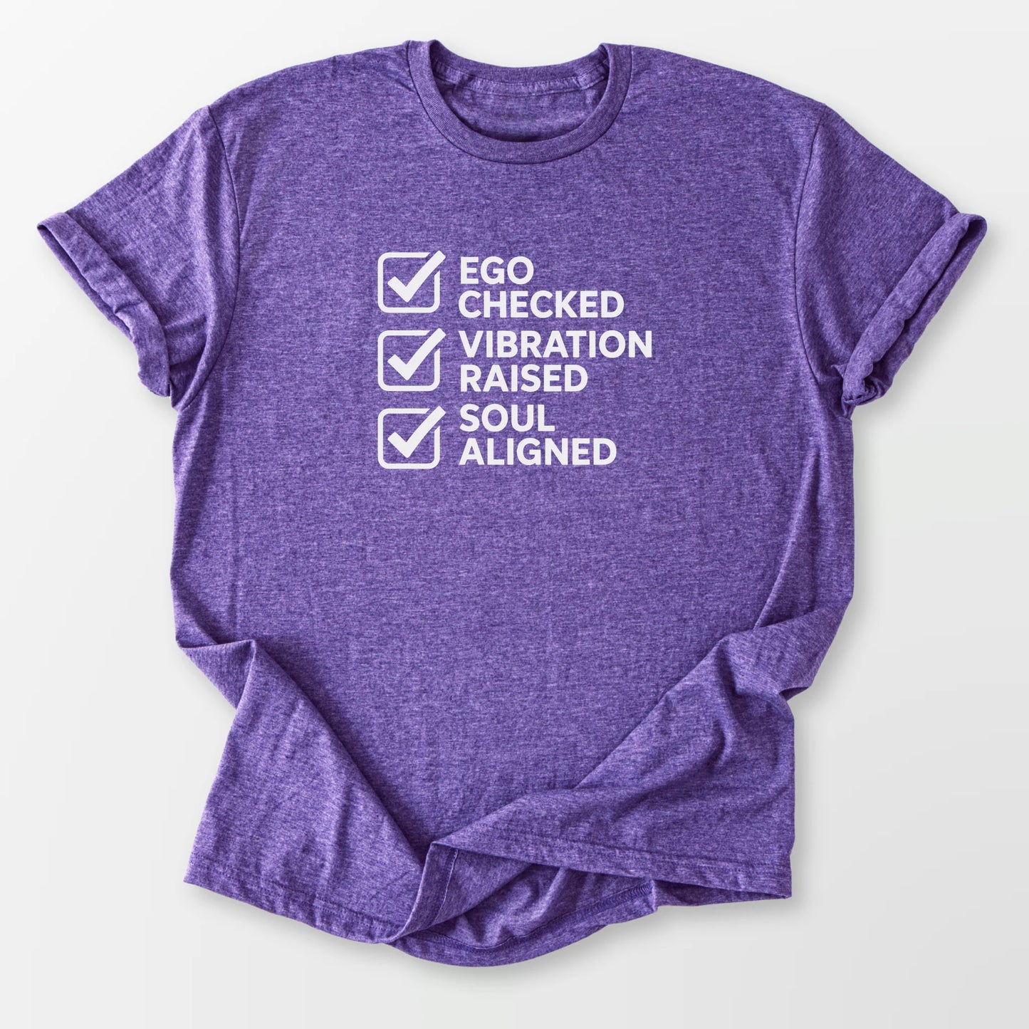 Soul Checklist Tee Heather Purple T-Shirt