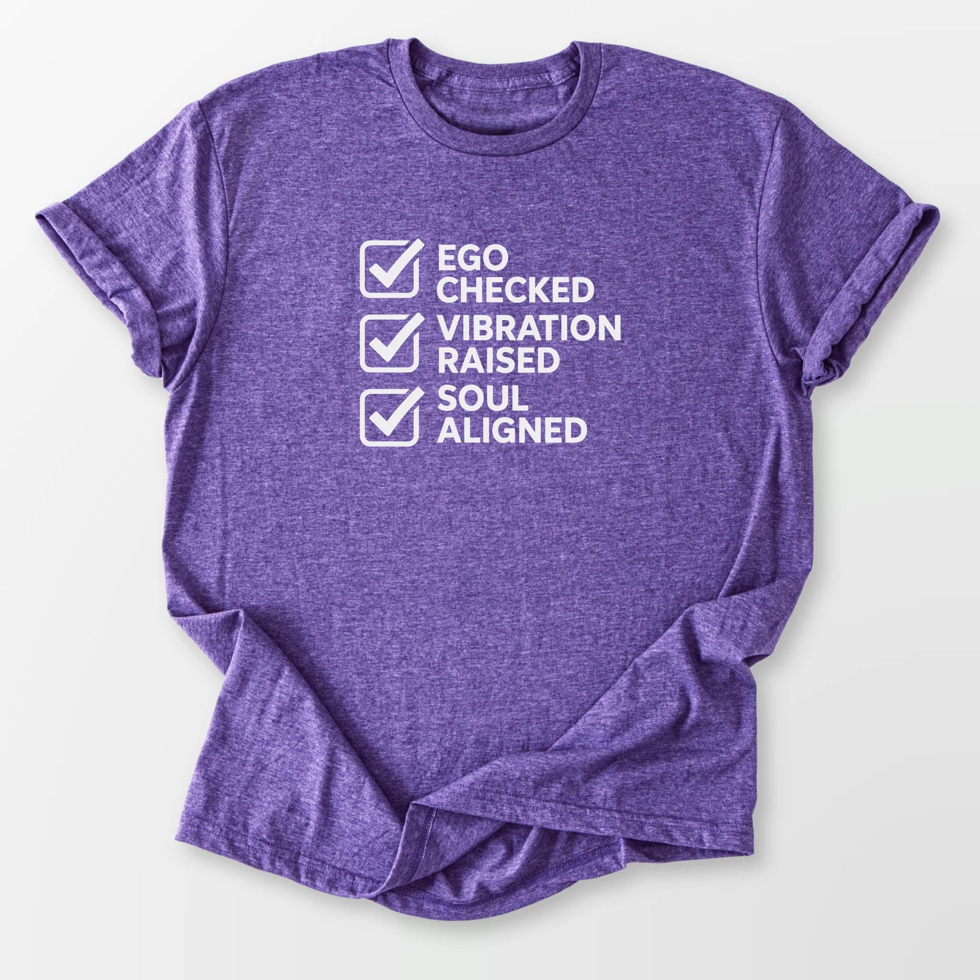 Soul Checklist Tee Heather Purple T-Shirt
