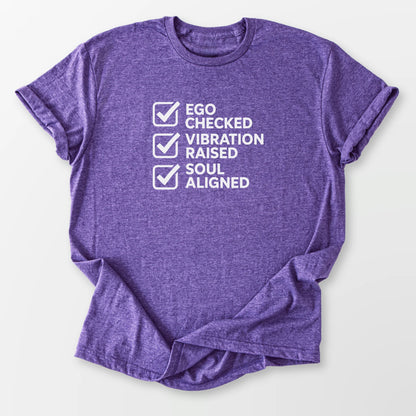 Soul Checklist Tee Heather Purple T-Shirt