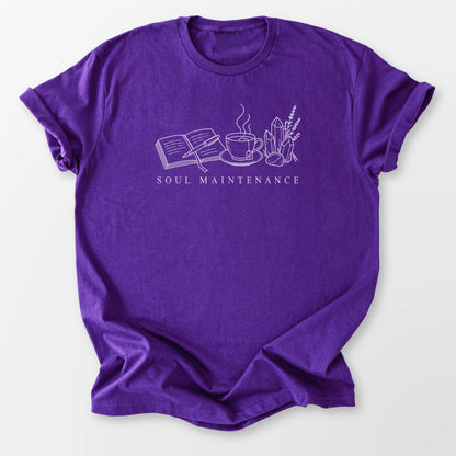 Soul Maintenance Tee Purple T-Shirt