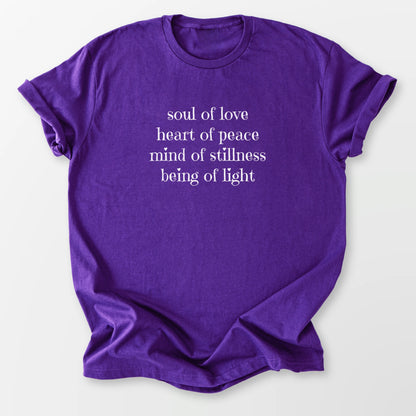 Soul of Love Tee Purple T-Shirt