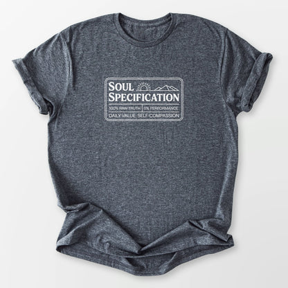 Soul Specification Tee Dark Heather Grey T-Shirt