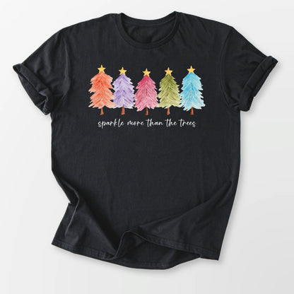 Sparkle More Tee Black T-Shirt