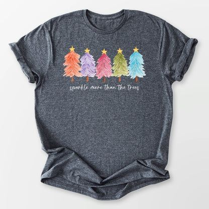 Sparkle More Tee Dark Heather Grey T-Shirt