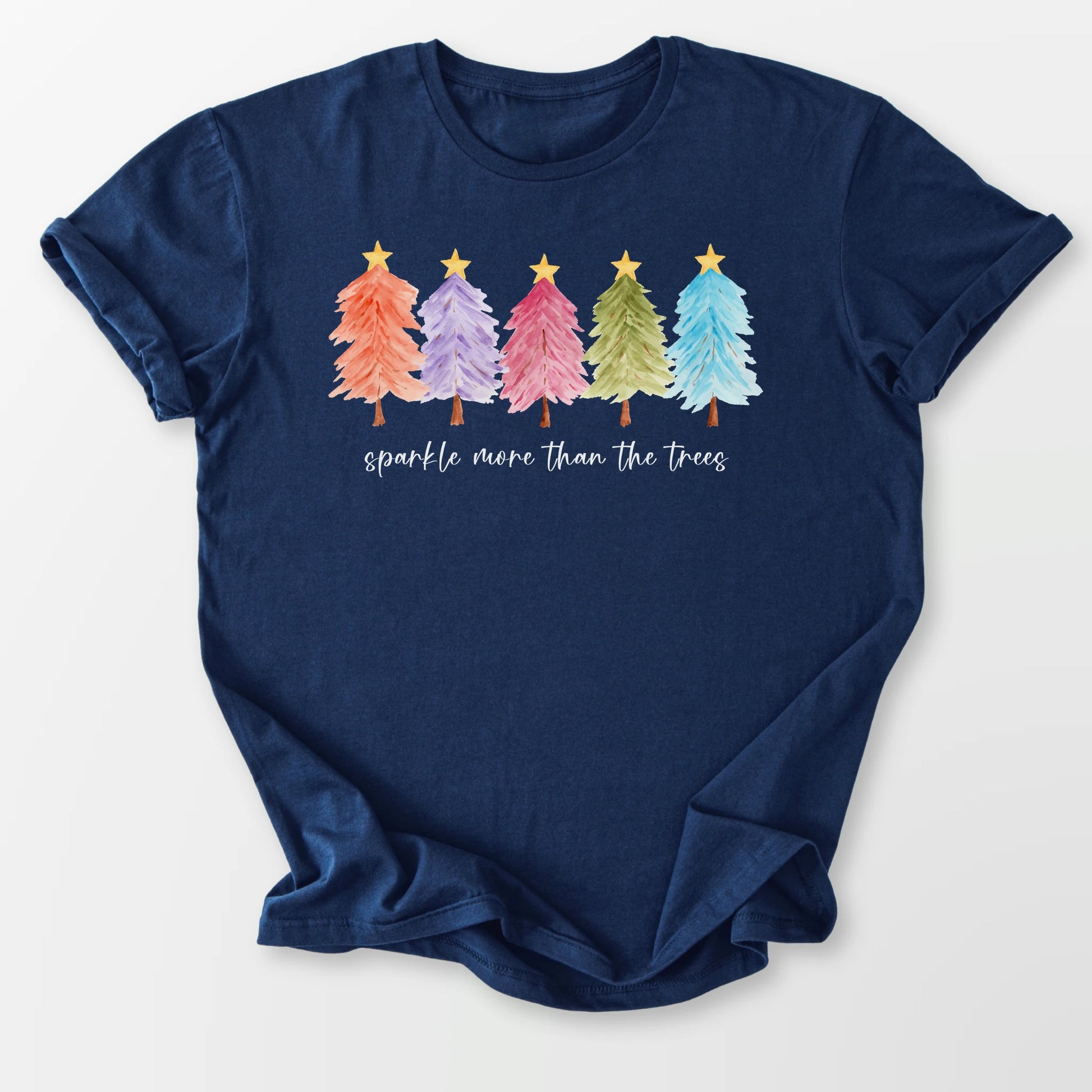 Sparkle More Tee Navy T-Shirt