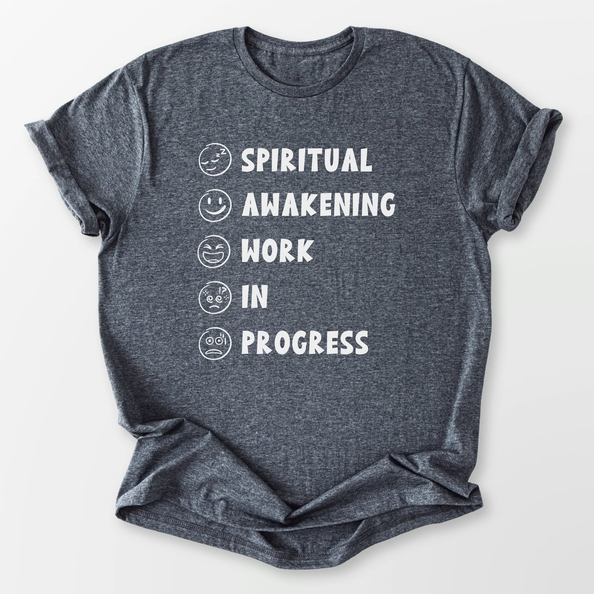 Spiritual Awakening WIP Tee Dark Heather Grey T-Shirt