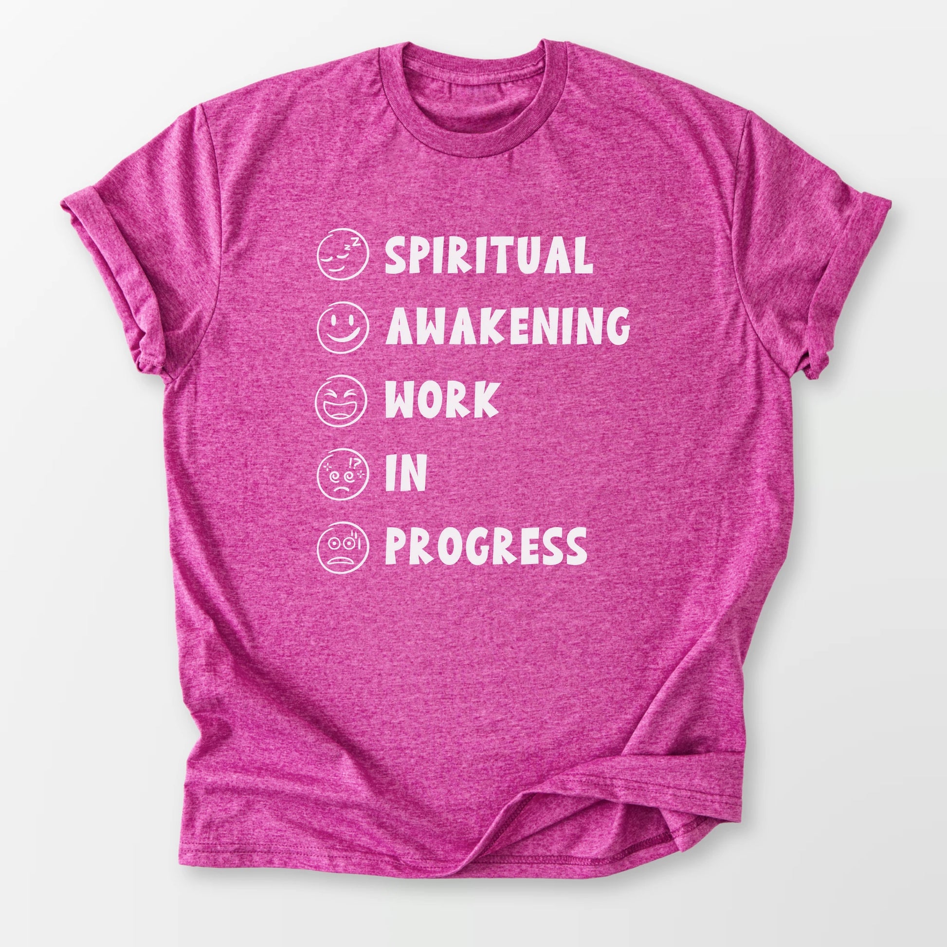 Spiritual Awakening WIP Tee Heather Berry T-Shirt
