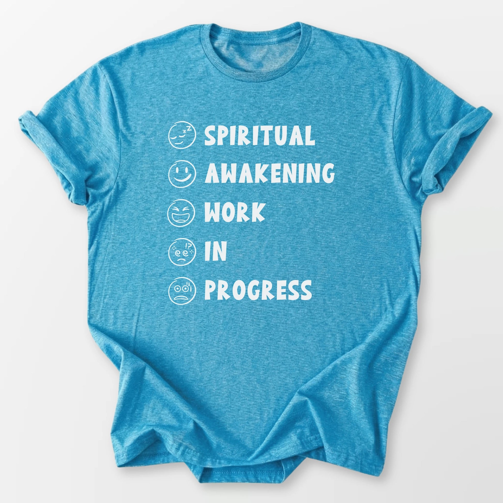 Spiritual Awakening WIP Tee Heather Sapphire T-Shirt