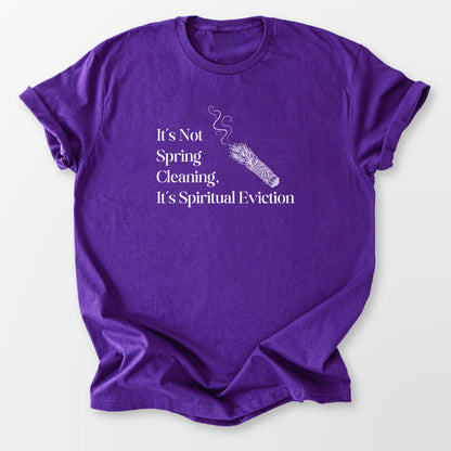Spiritual Eviction Tee Purple T-Shirt