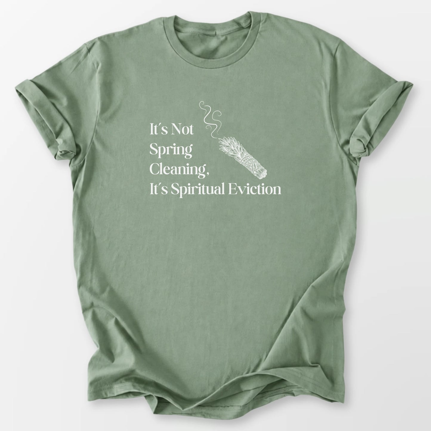 Spiritual Eviction Tee Sage T-Shirt