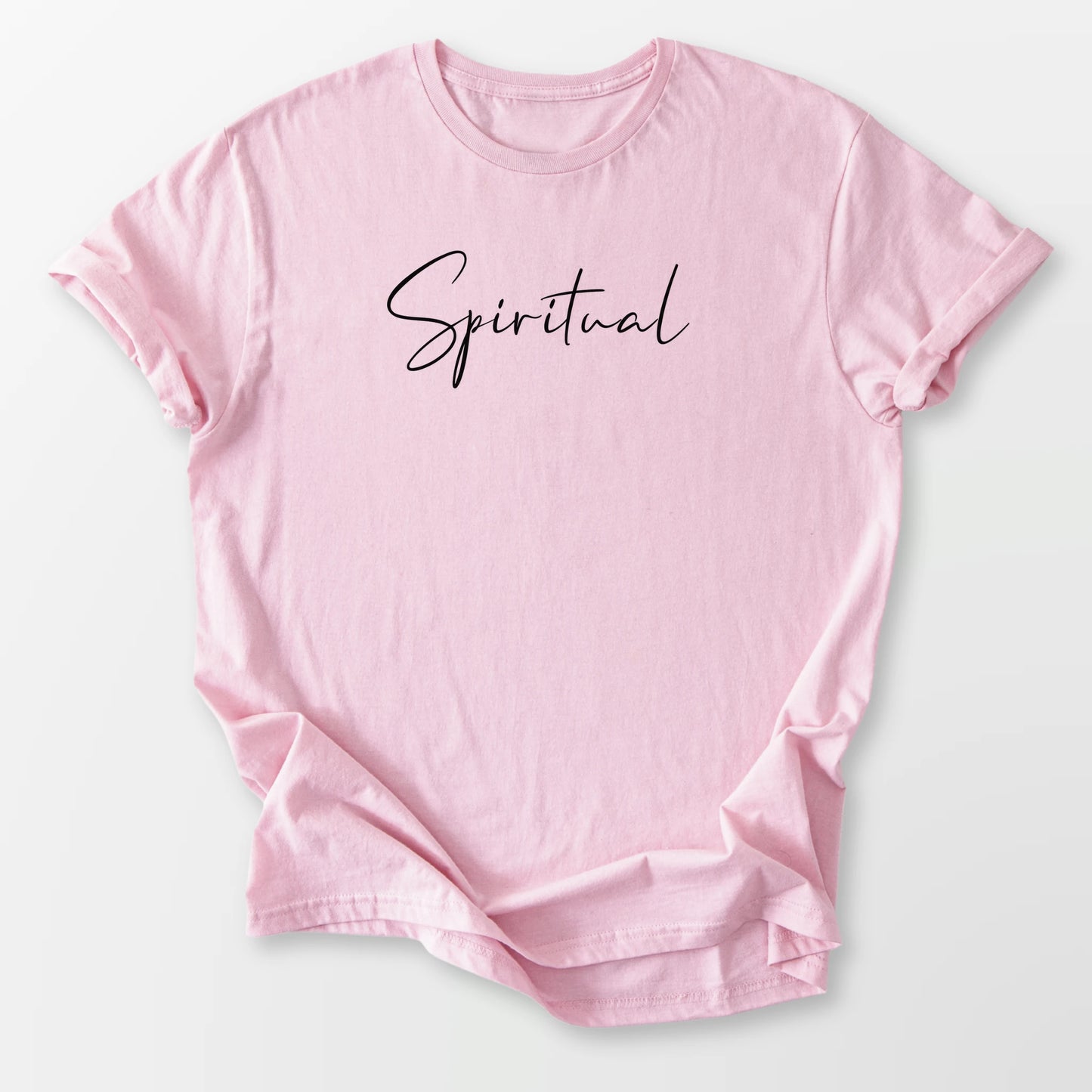 Spiritual Tee Light Pink T-Shirt