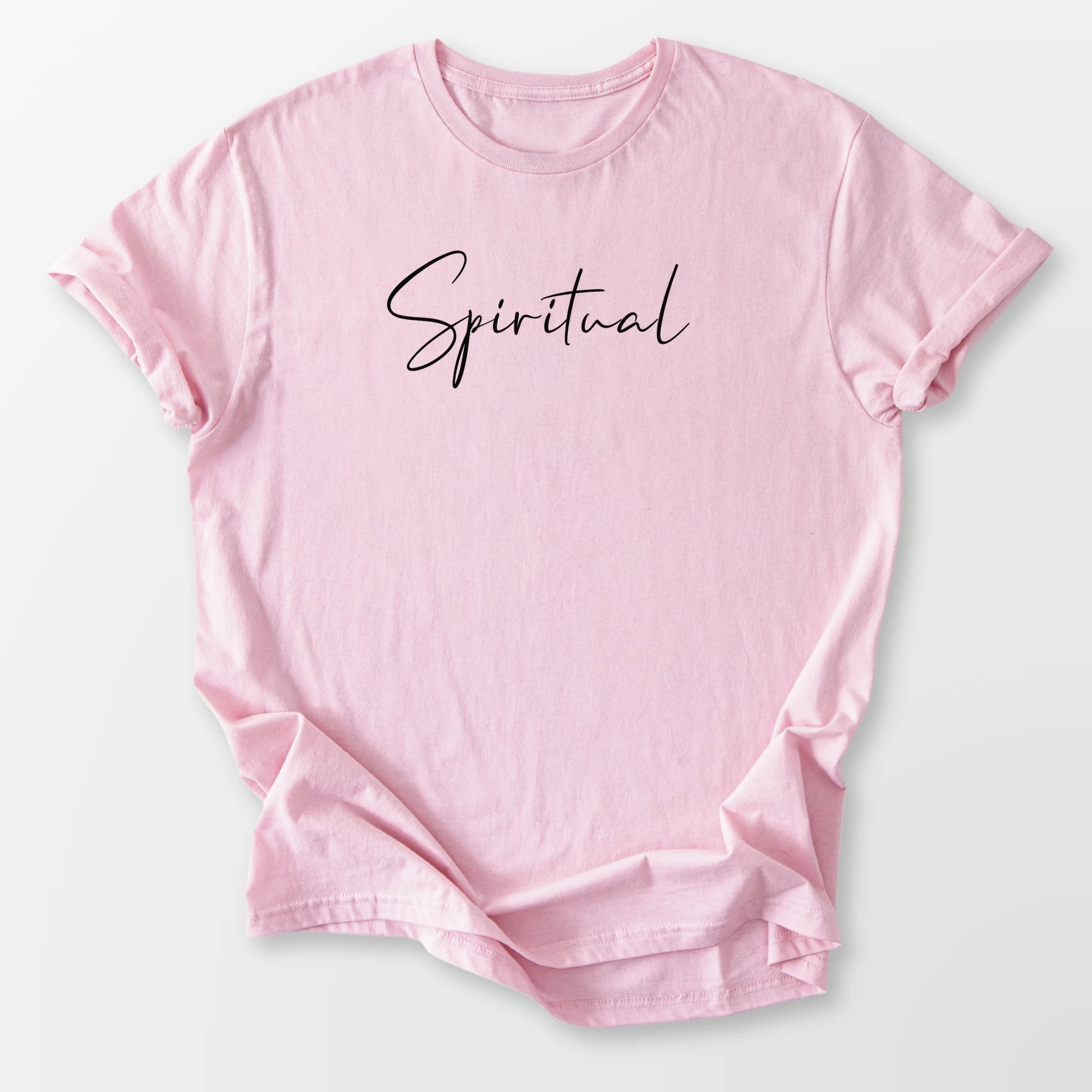 Spiritual Tee Light Pink T-Shirt
