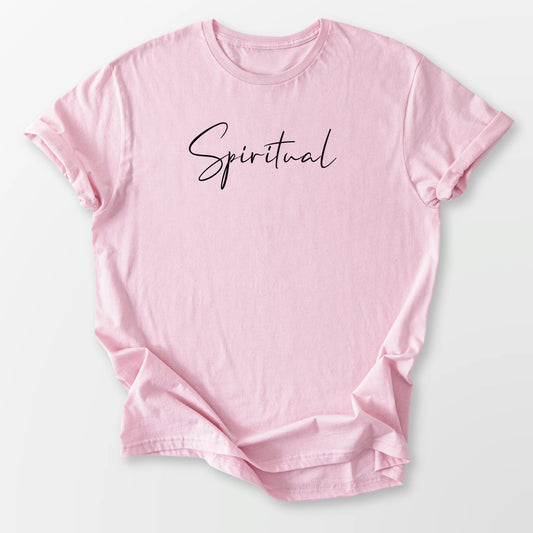 Spiritual Tee Light Pink T-Shirt