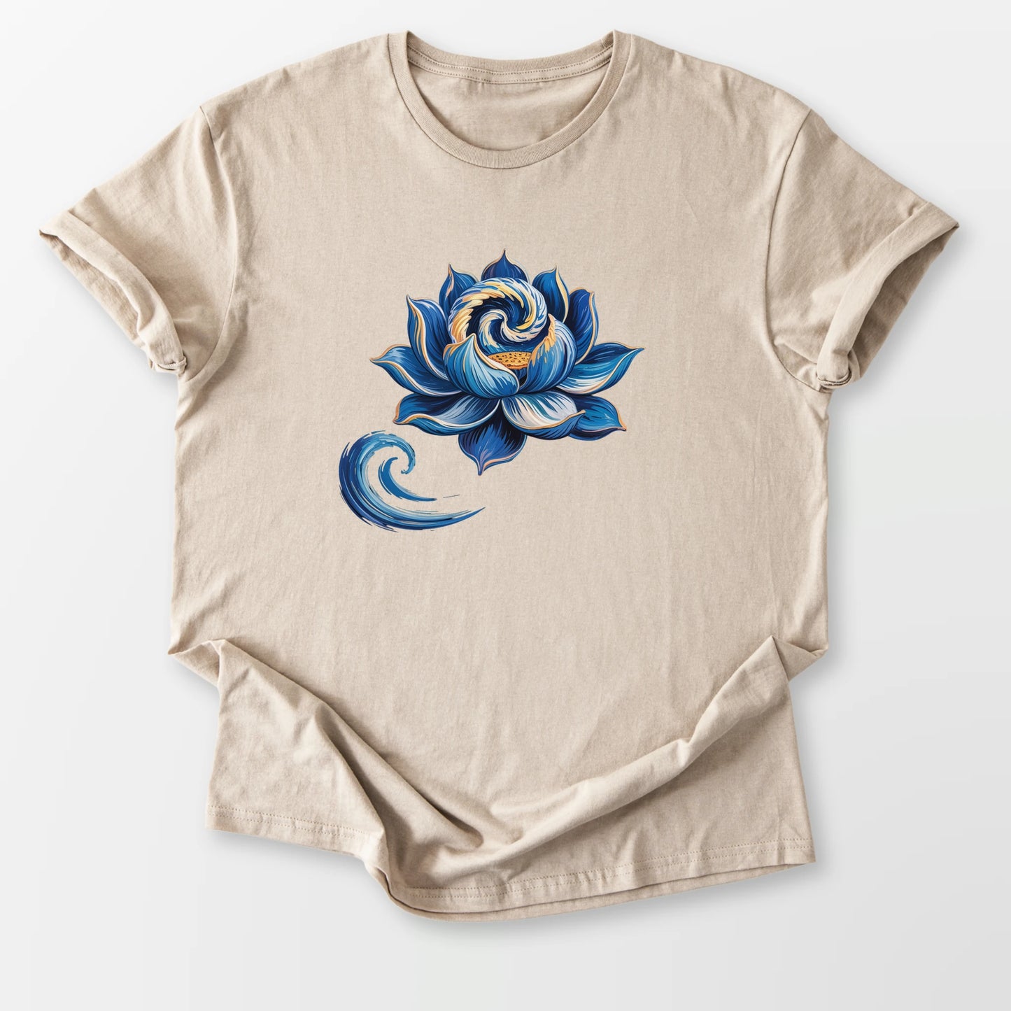 Starry Lotus Tee Sand T-Shirt