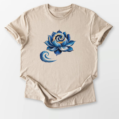 Starry Lotus Tee Sand T-Shirt
