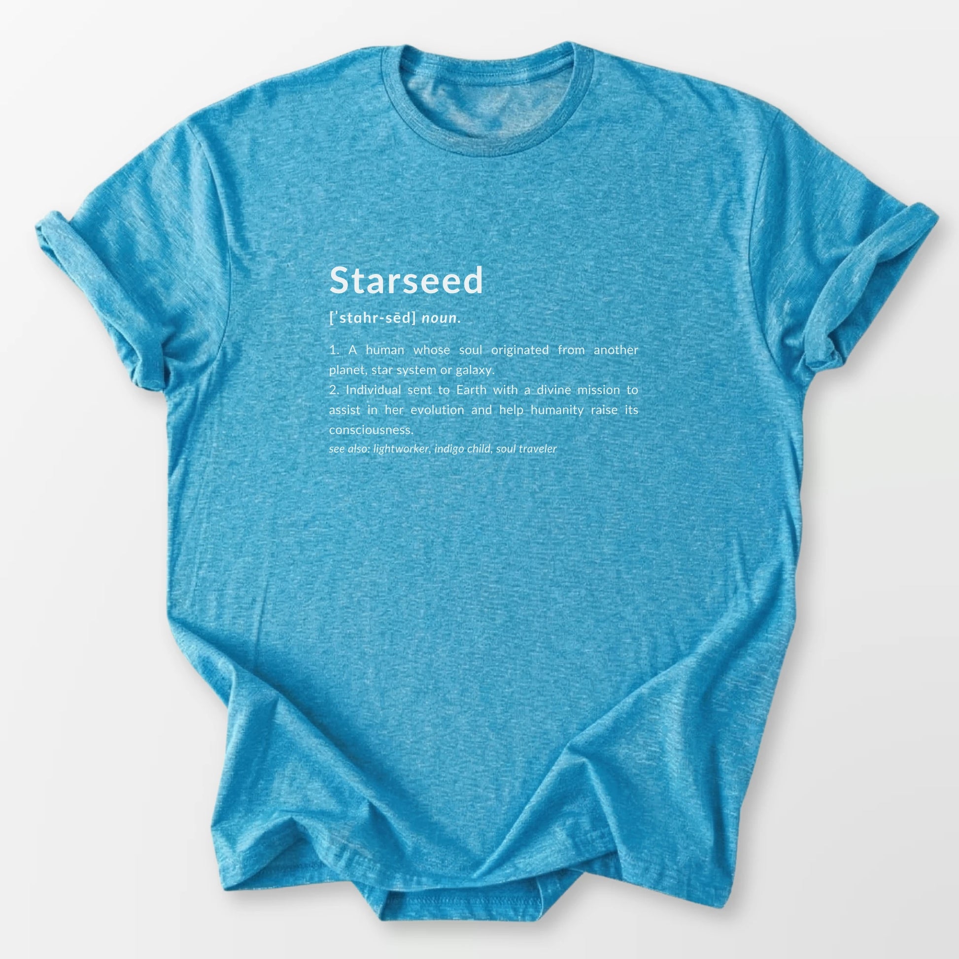 Starseed Definition Tee Heather Sapphire T-Shirt