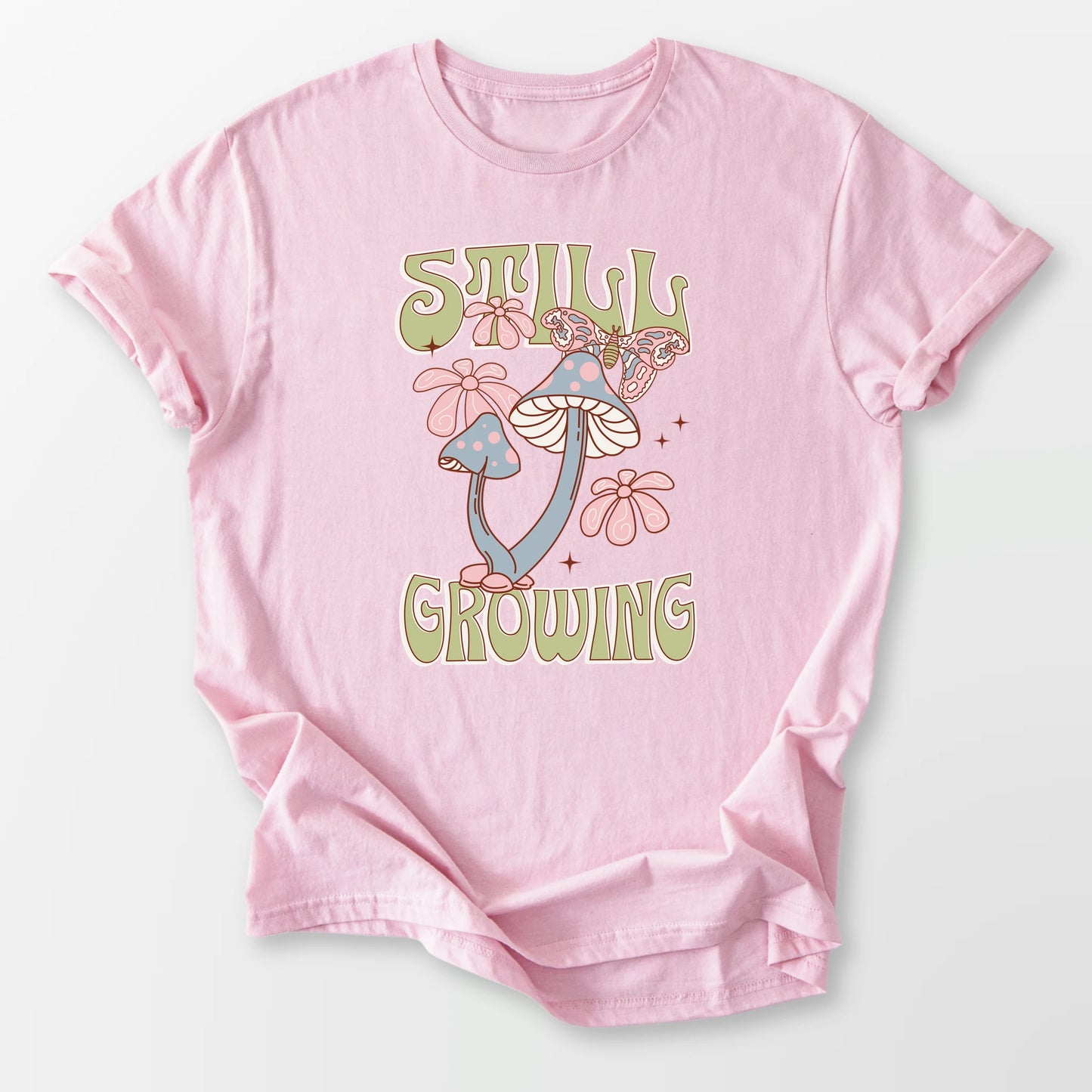 Still Growing Tee Light Pink T-Shirt
