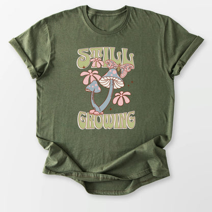 Still Growing Tee Military Green T-Shirt