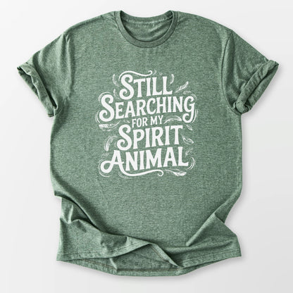 Still Searching Tee Heather Military Green T-Shirt