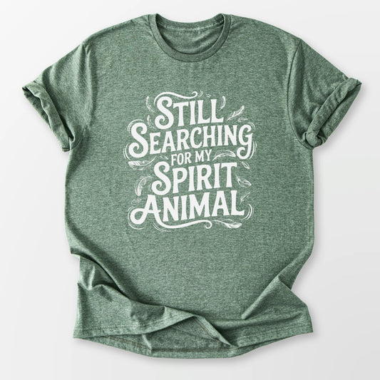 Still Searching Tee Heather Military Green T-Shirt