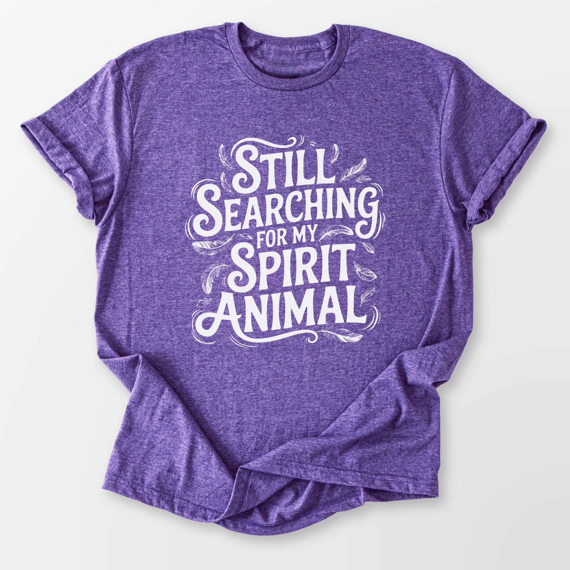 Still Searching Tee Heather Purple T-Shirt