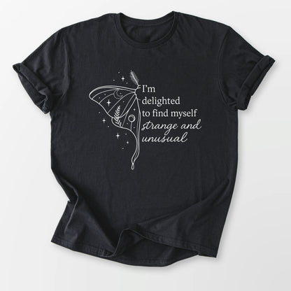 Strange and Unusual Tee Black T-Shirt