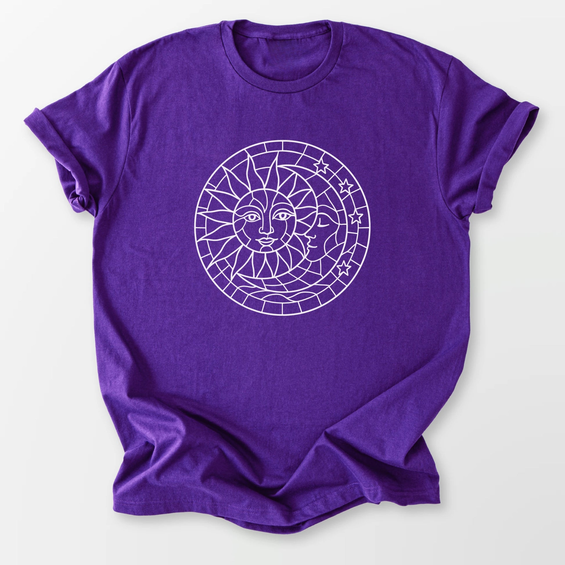 Sun and Moon Tee Purple T-Shirt