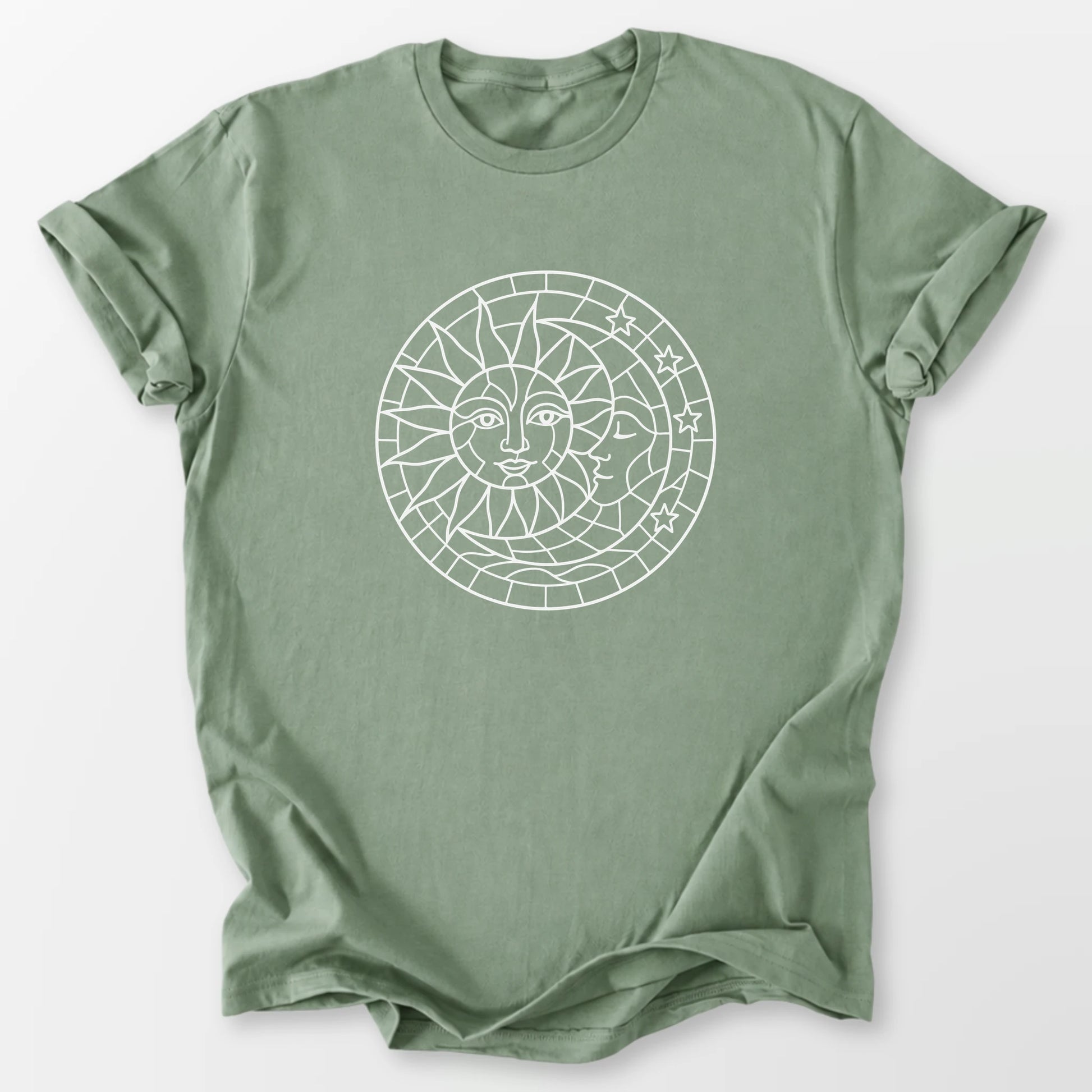 Sun and Moon Tee Sage T-Shirt