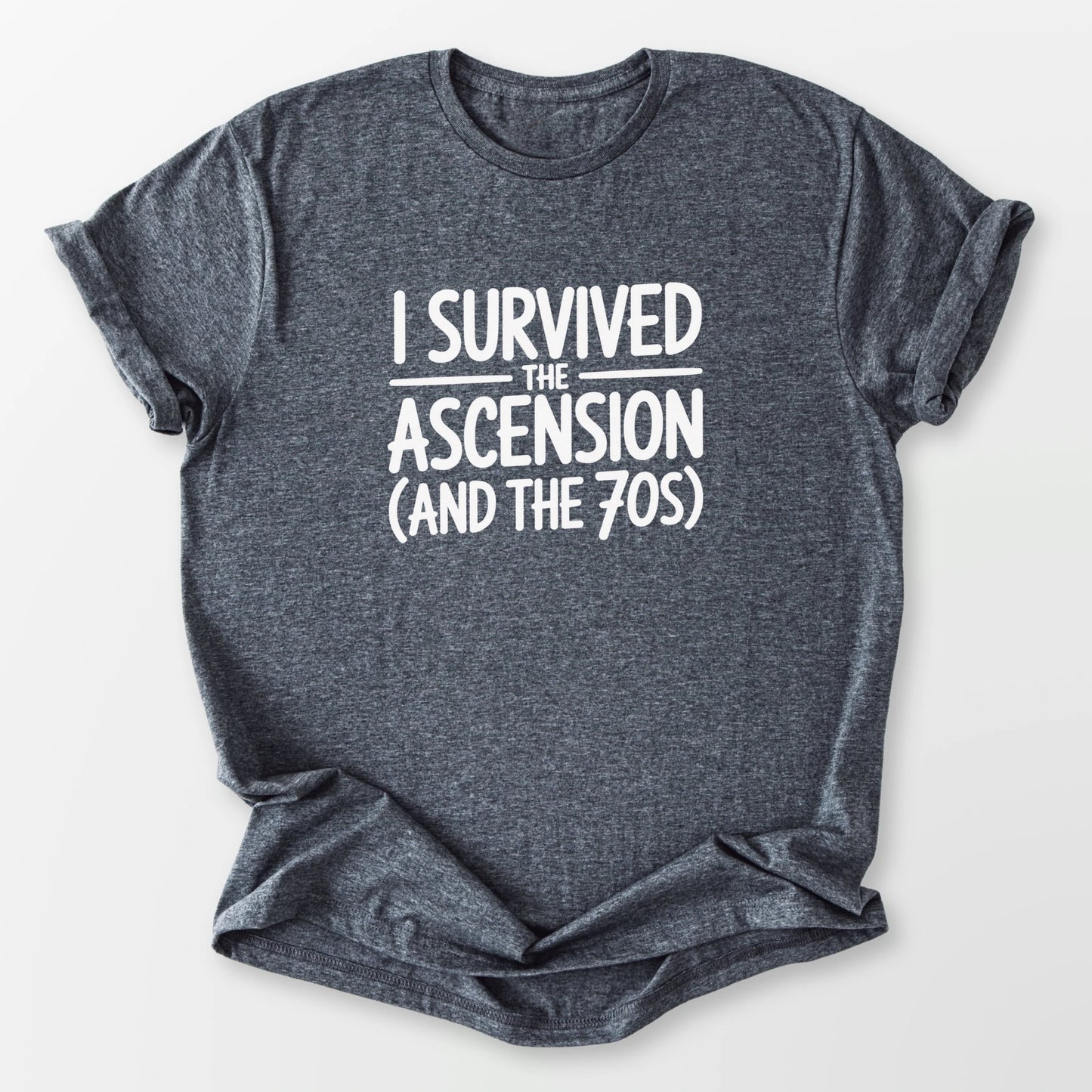 Survived Ascension Tee Dark Heather Grey T-Shirt