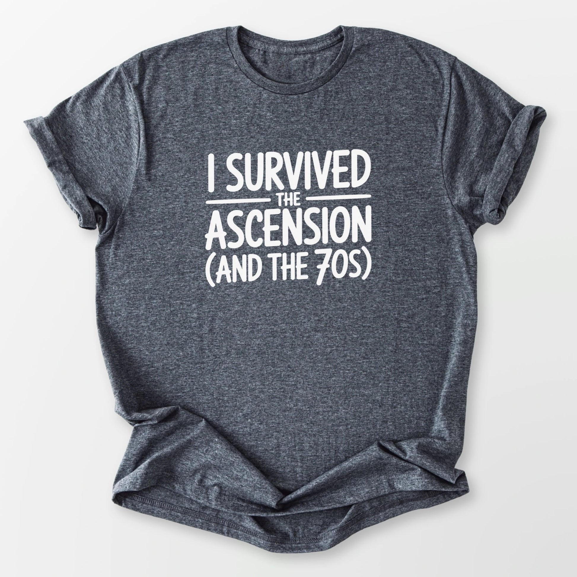 Survived Ascension Tee Dark Heather Grey T-Shirt
