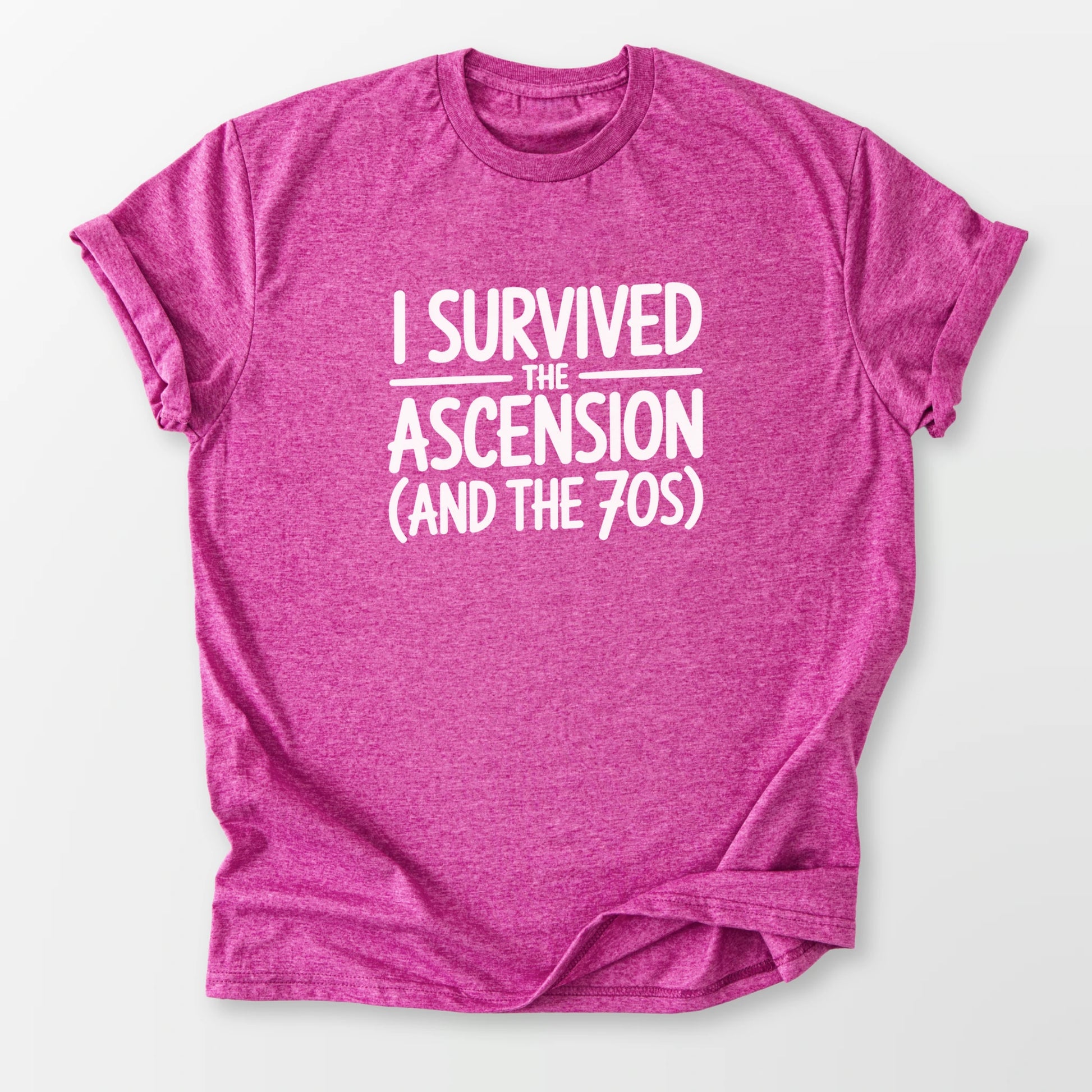 Survived Ascension Tee Heather Berry T-Shirt