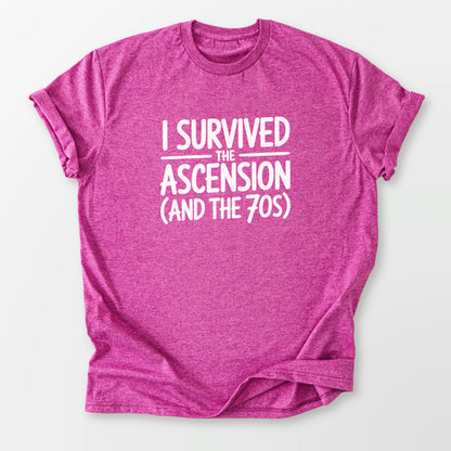 Survived Ascension Tee Heather Berry T-Shirt