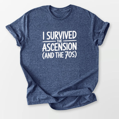 Survived Ascension Tee Heather Navy T-Shirt