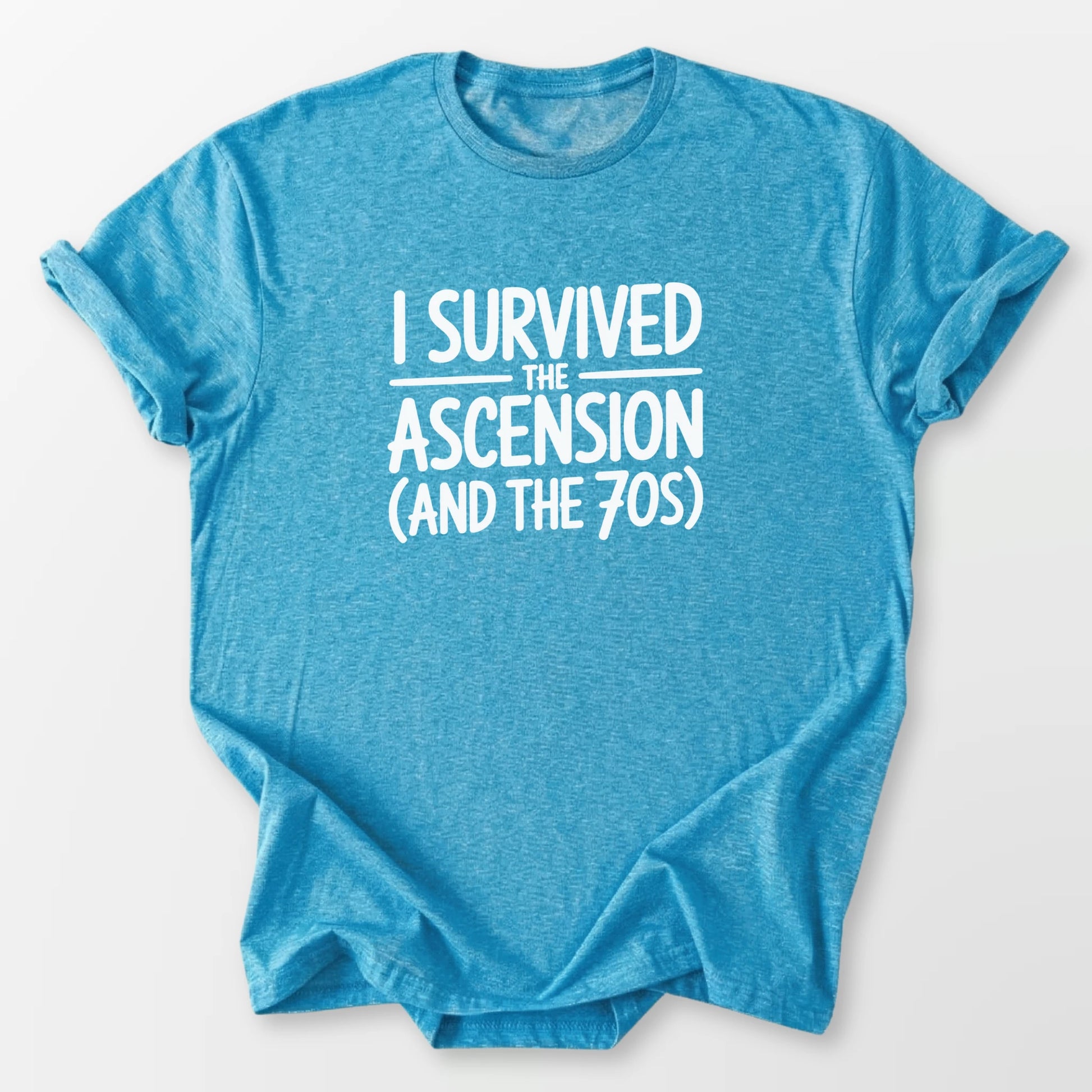 Survived Ascension Tee Heather Sapphire T-Shirt