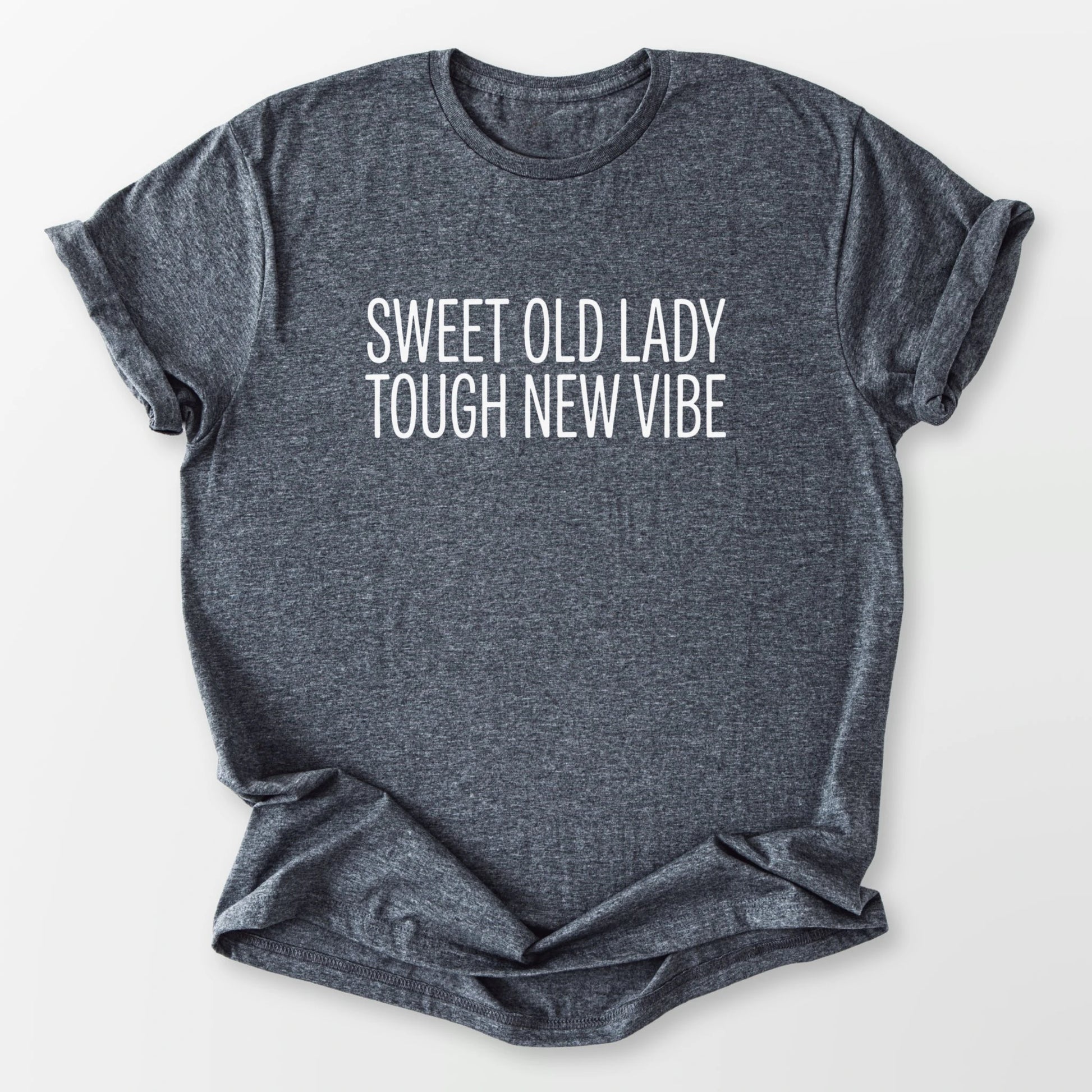 Sweet Lady Tough Vibe Tee Dark Heather Grey T-Shirt