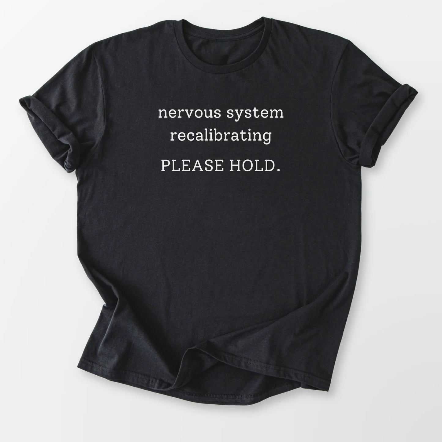 System Recalibrating Tee Black T-Shirt