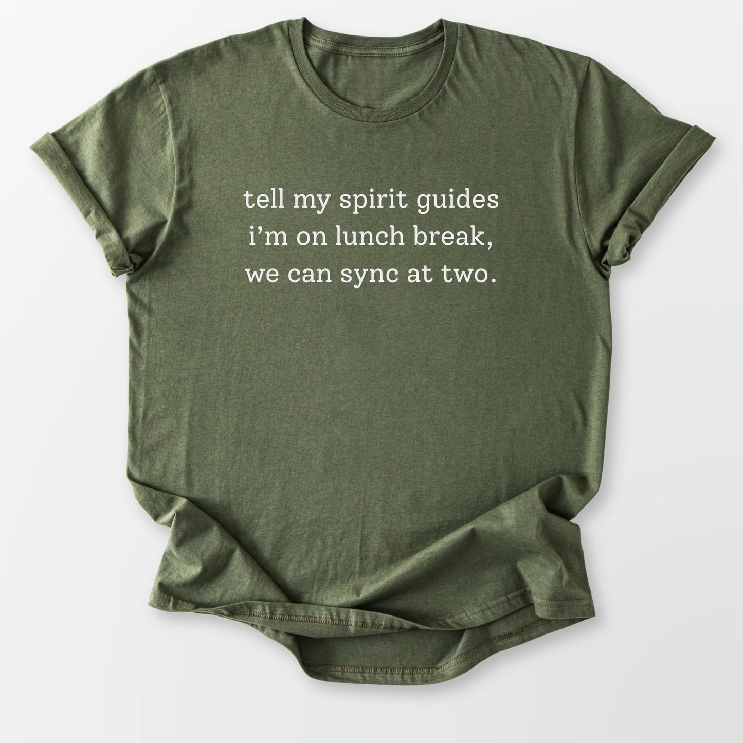 Tell the Guides Tee Military Green T-Shirt