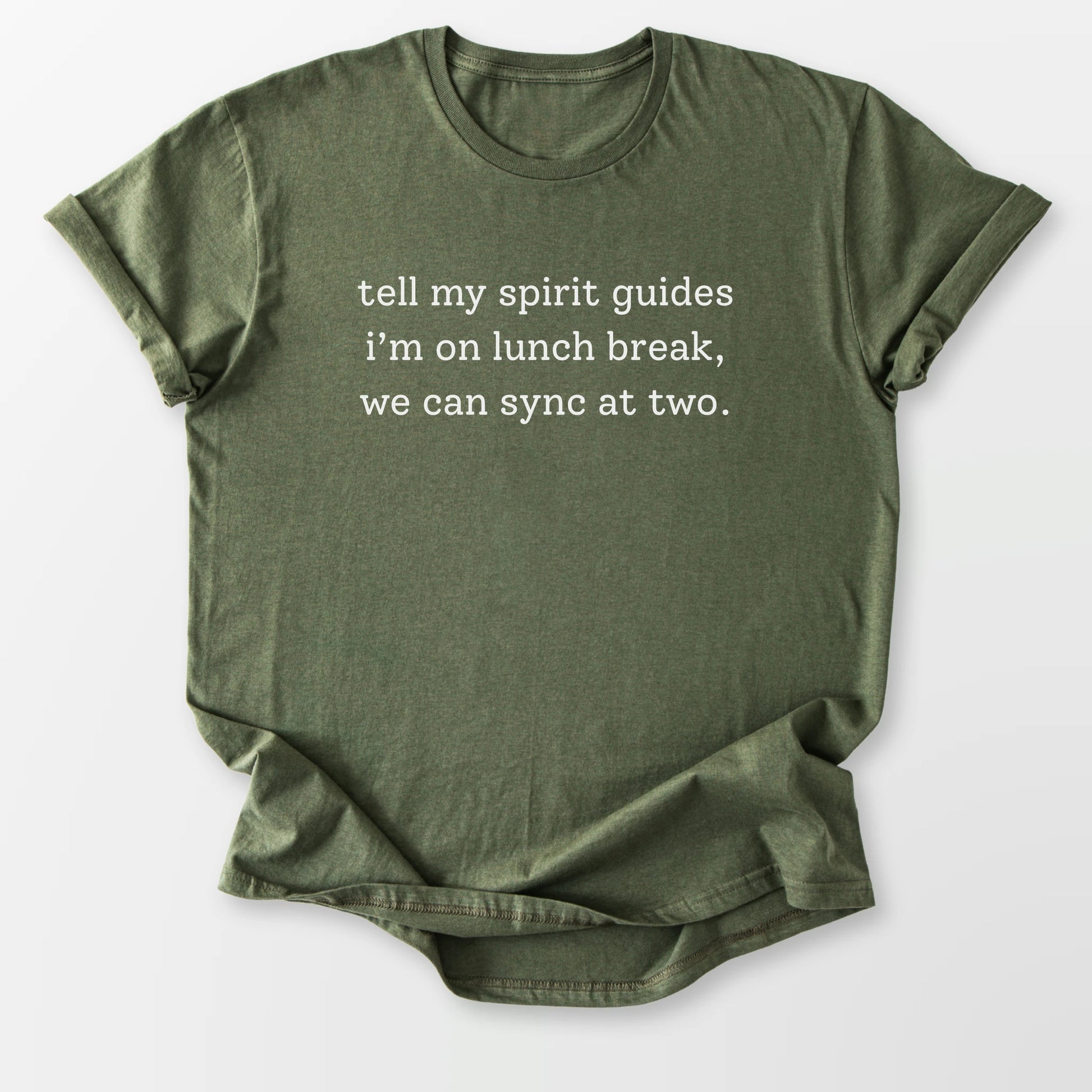 Tell the Guides Tee Military Green T-Shirt