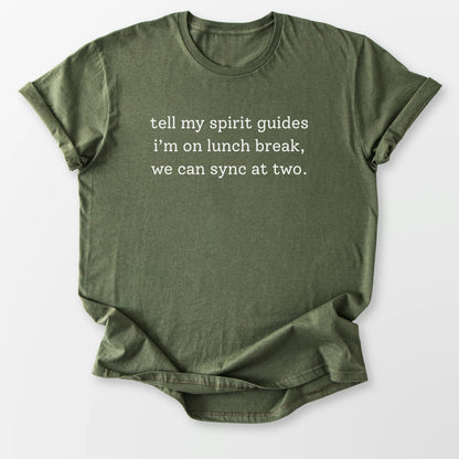 Tell the Guides Tee Military Green T-Shirt