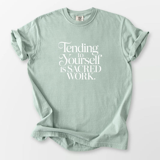 Tending to Yourself Comfort Tee Bay T-Shirt