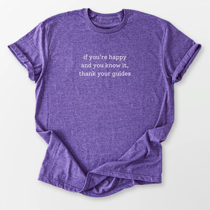Thank Your Guides Tee Heather Purple T-Shirt