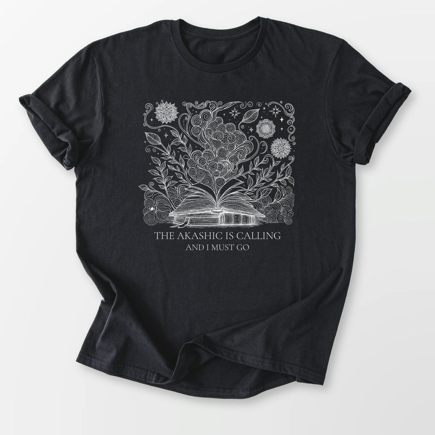 The Akashic is Calling Tee Black T-Shirt
