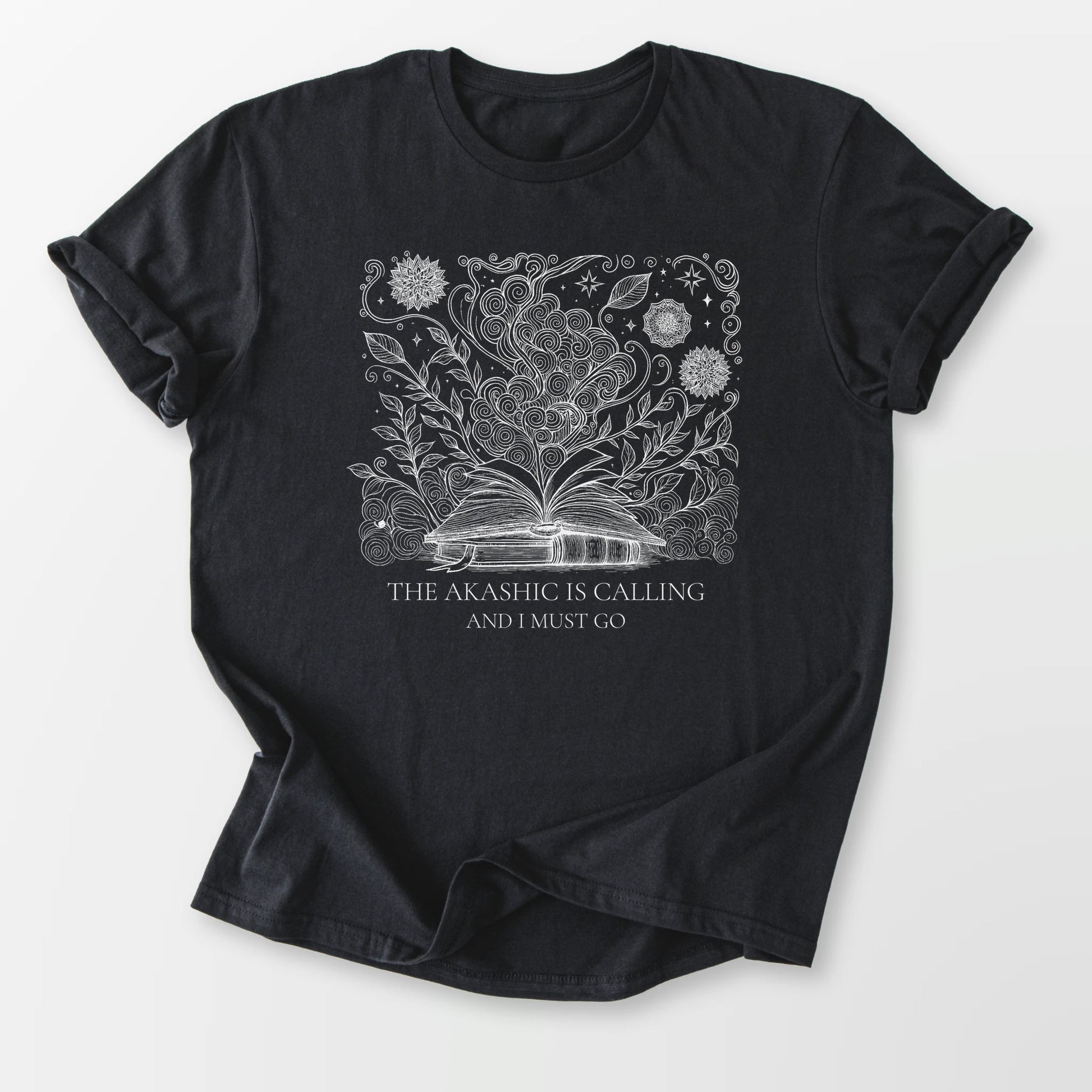 The Akashic is Calling Tee Black T-Shirt
