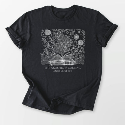 The Akashic is Calling Tee Black T-Shirt