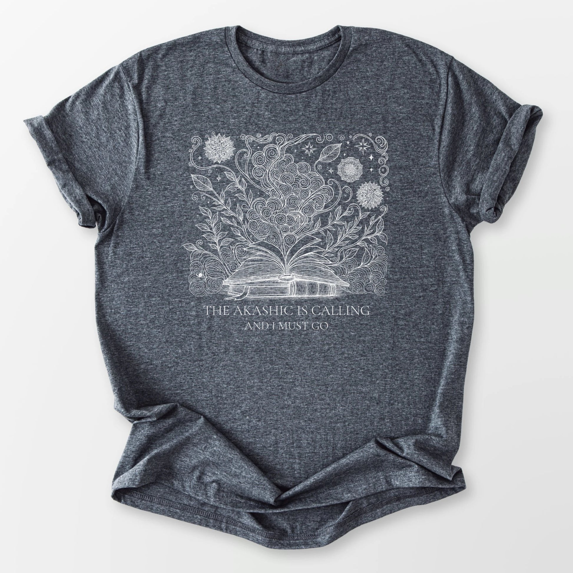 The Akashic is Calling Tee Dark Heather Grey T-Shirt