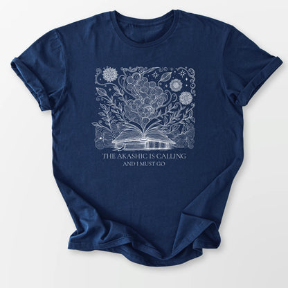 The Akashic is Calling Tee Navy T-Shirt