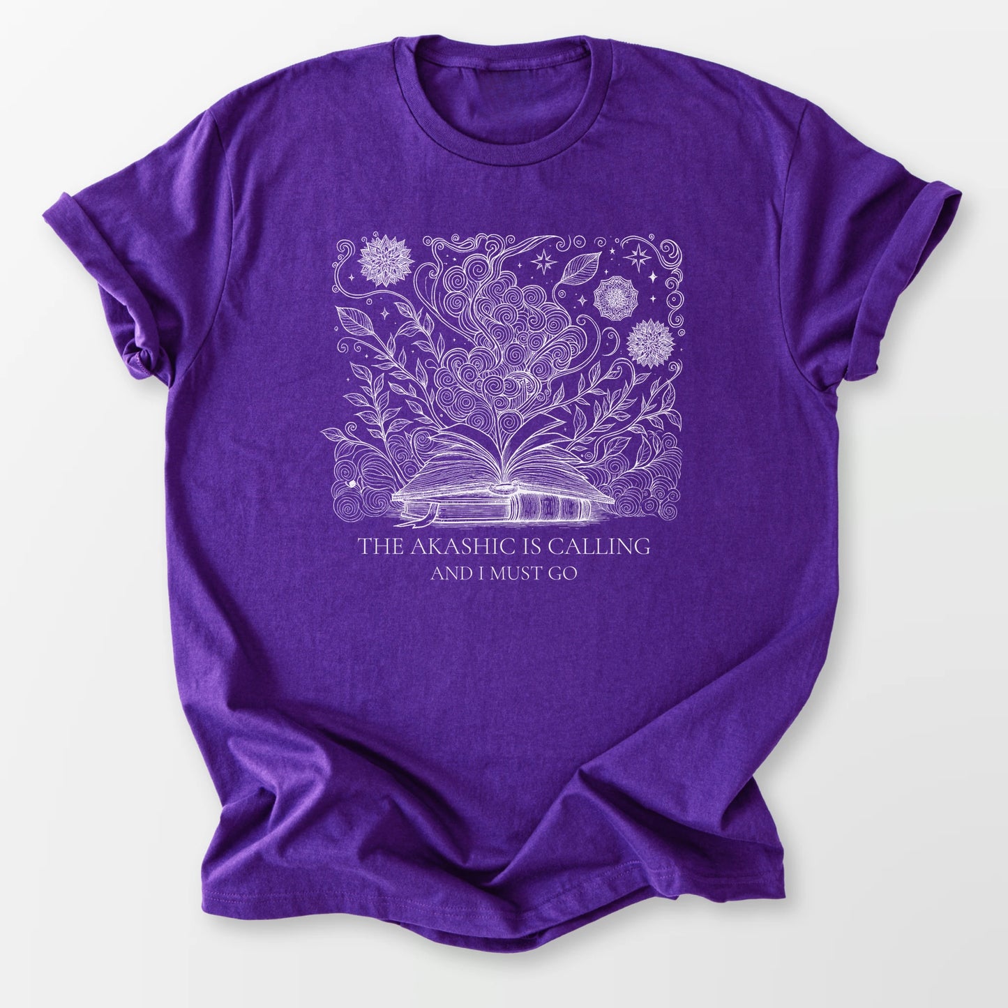 The Akashic is Calling Tee Purple T-Shirt