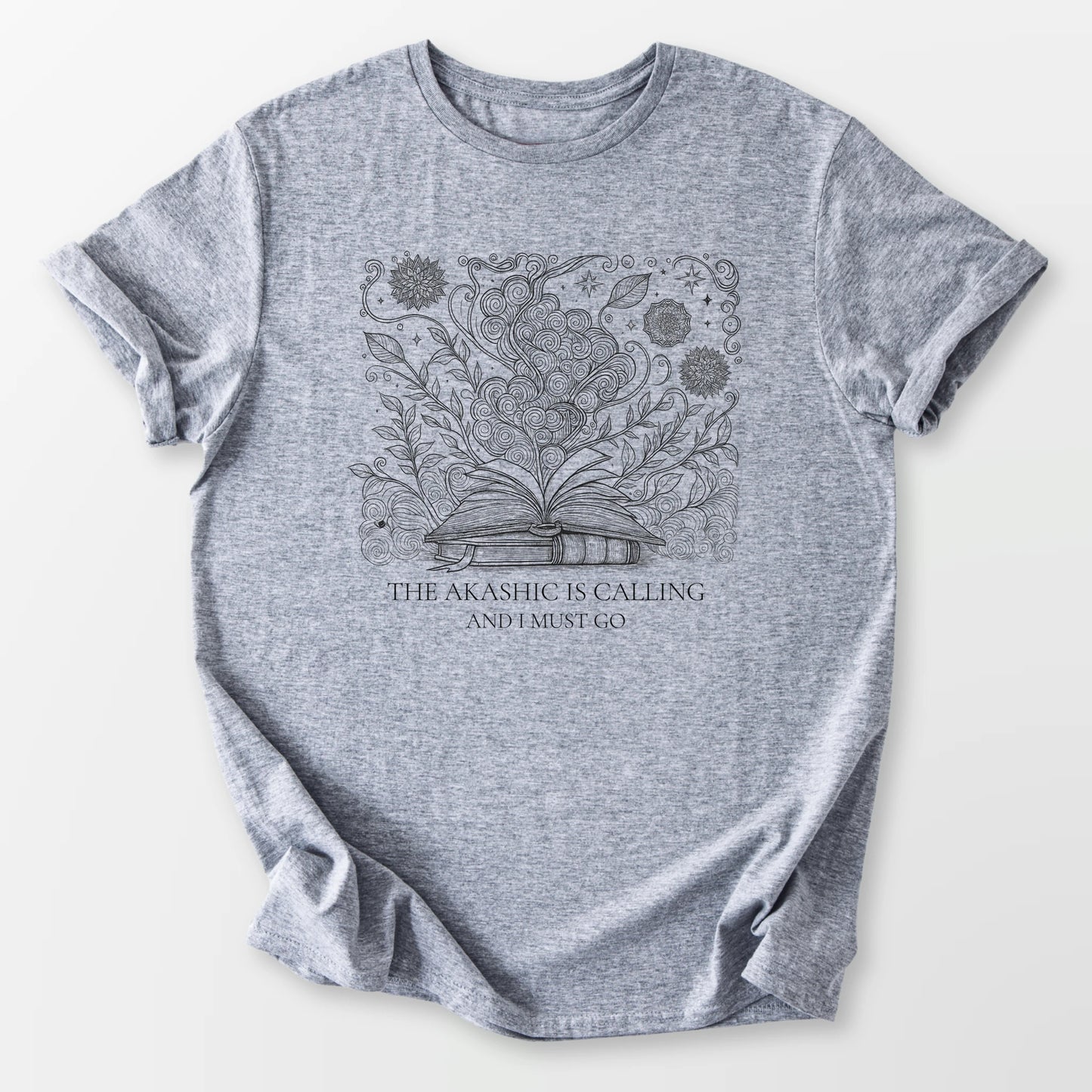 The Akashic is Calling Tee Sport Grey T-Shirt