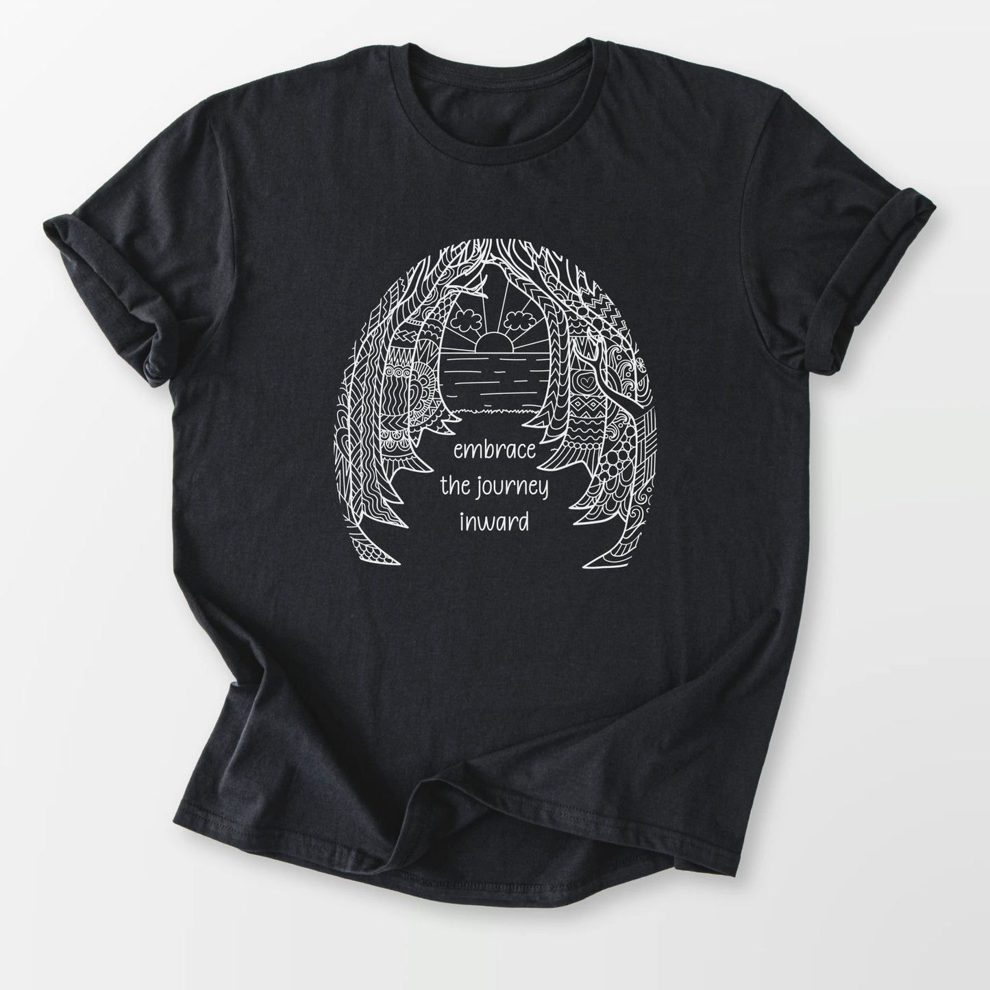 The Journey Inward Tee Black T-Shirt